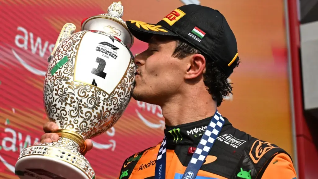 Hungarian Grand Prix result: Lando Norris wins from Max Verstappen with Kimi Antonelli third