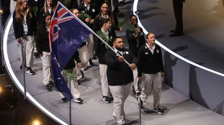 David Liti and Moira de Villiers lead th NZ Commonwealth Games team