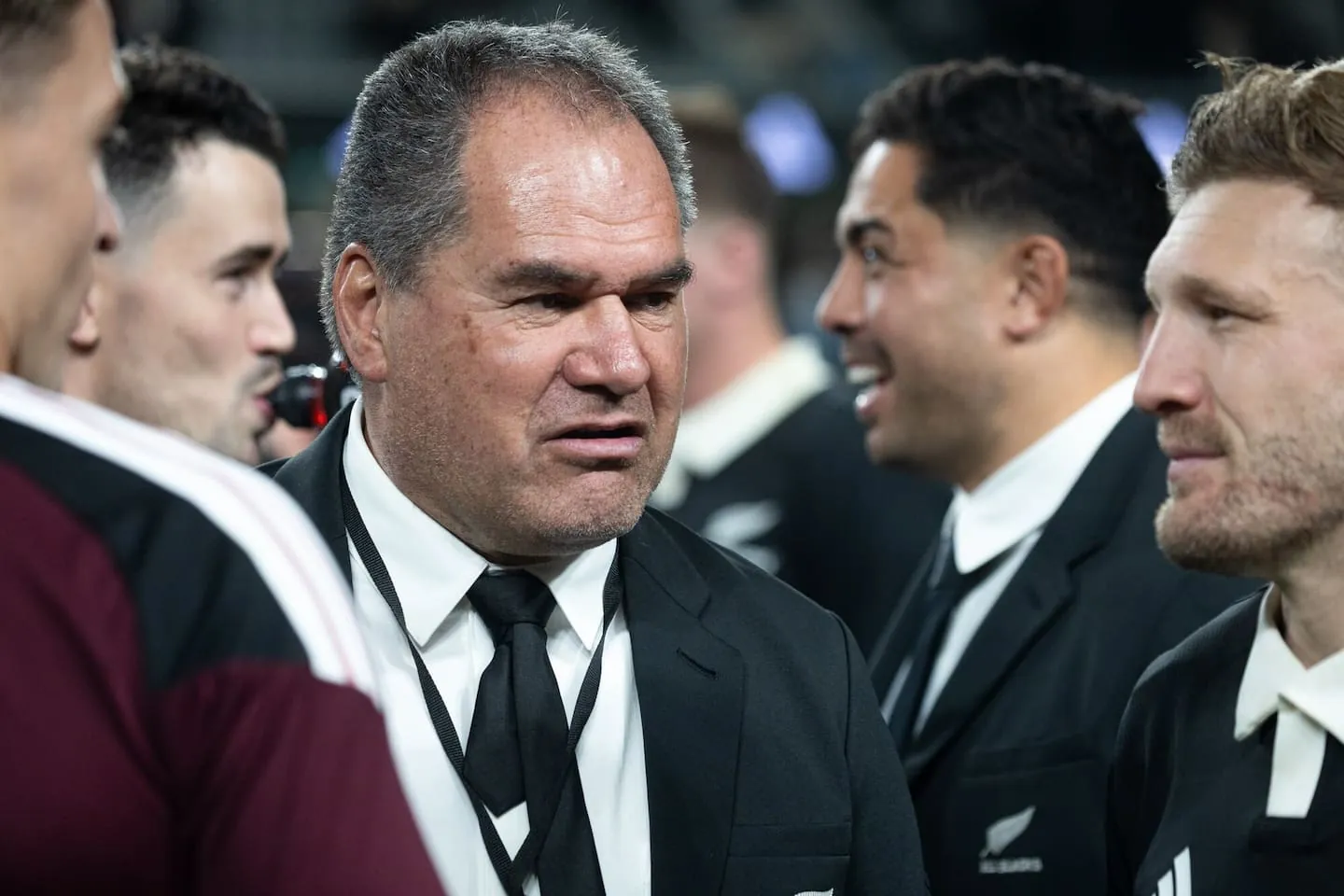 Saturday's test against Ireland will be Dave rennie's third in charge of the All Blacks. Photo / Anna Heath