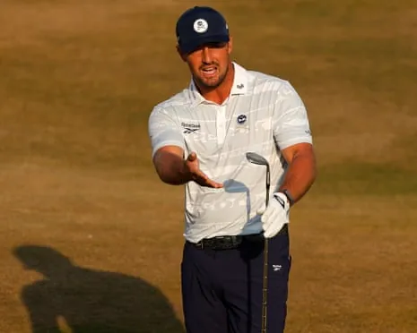 Bryson DeChambeau during his third round of the Open at Royal Birkdale.